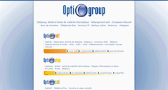 Desktop Screenshot of optigroup.be