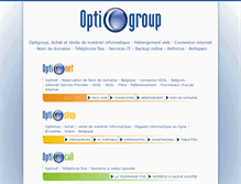 Tablet Screenshot of optigroup.be